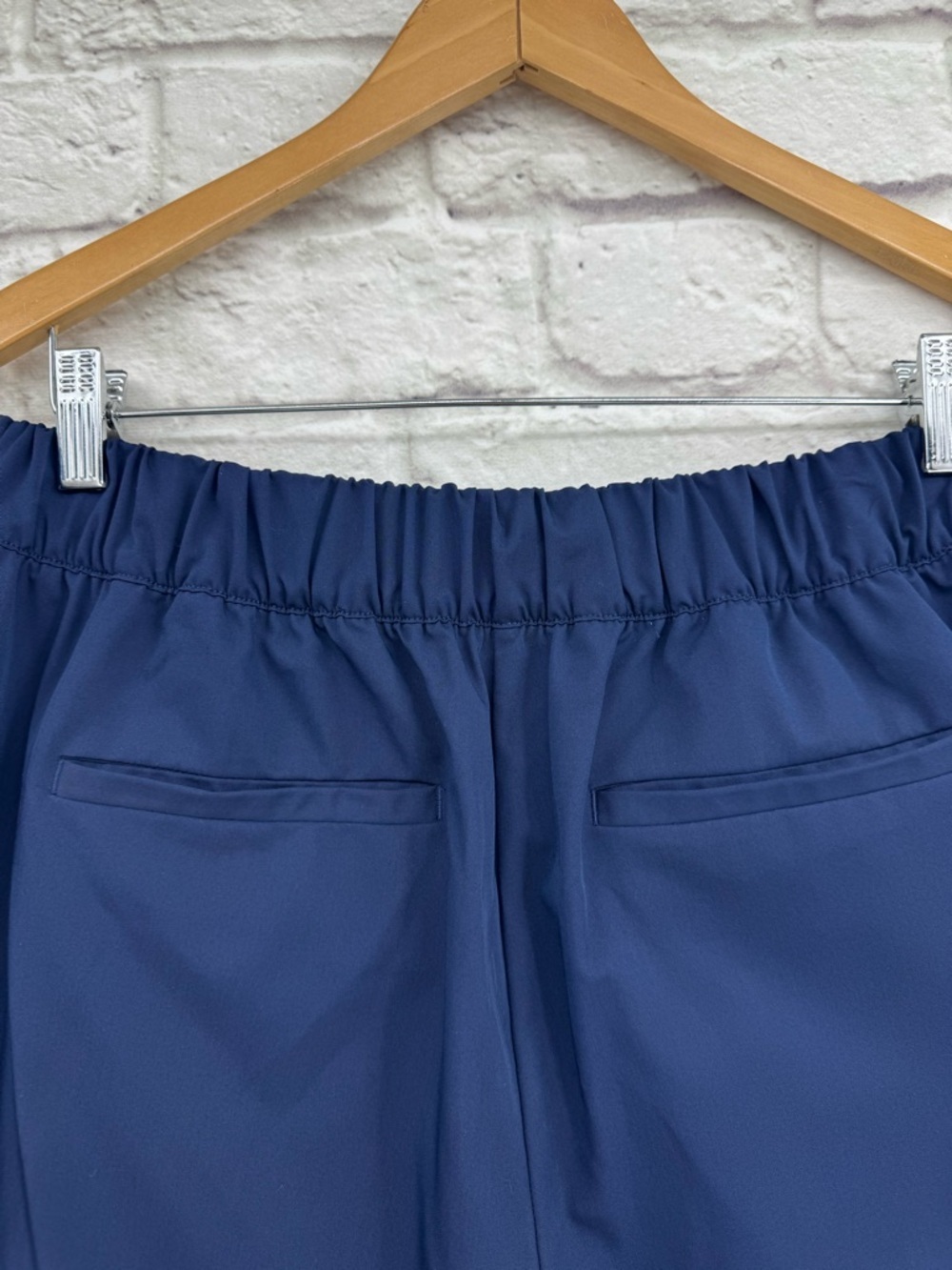 The Limited Tie Waist Jogger Pants Size 10 Blue Workwear Minimalist Chic Career - Picture 11 of 13